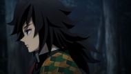 Giyu Tomioka as seen in the anime movie (Image via Ufotable, Crunchyroll)